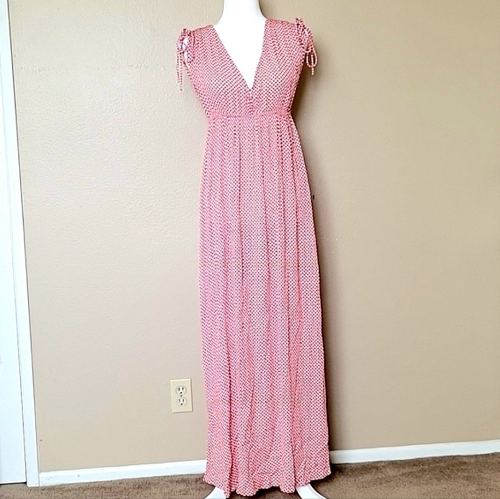 O'neill Dusty Cedar Sinclaire Maxi Dress Spring Easter - Size Medium